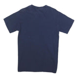 GILDAN Mens Navy Blue Miami Beach Florida Graphic T-Shirt S Short Sleeve Crew