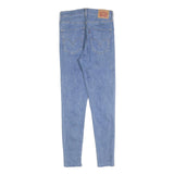 LEVI'S Womens Jeans Blue Slim Skinny Denim Light W27 L30 Zip Cotton Blend