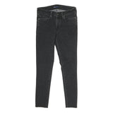 LEVI'S 711 Mens Black Slim Skinny Denim Medium W26 L26 Stretch Modern Jeans