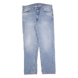 LEVI'S 505 Mens Jeans Blue Regular Straight Denim Medium W38 L32 Classic Style
