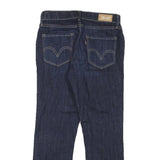 LEVI'S Womens Regular Fit Jeans Blue Denim W26 L24 Classic Cotton Blend Zip