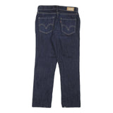 LEVI'S Womens Regular Fit Jeans Blue Denim W26 L24 Classic Cotton Blend Zip