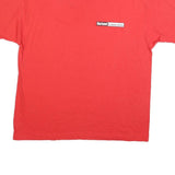 HANES Mens Red Borland Connections Graphic T-Shirt XL Short Sleeve Crew Neck