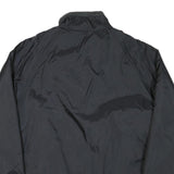 Womens Black Plain Button Jacket L Polyester Blend Regular Fit Casual Outerwear