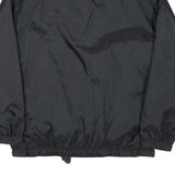 Womens Black Plain Button Jacket L Polyester Blend Regular Fit Casual Outerwear