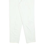 BASIC Womens Regular Fit White Cotton Blend Denim Jeans W26 L28 Classic Zip