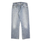 LEVI'S 501 Mens Jeans Blue Regular Straight Denim Medium W30 L30 Button Closure