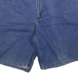 FLAGSHIP Mens Shorts Blue Denim Casual L W36 Cotton Blend Classic Fit