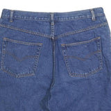 FLAGSHIP Mens Shorts Blue Denim Casual L W36 Cotton Blend Classic Fit