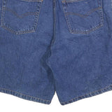 FLAGSHIP Mens Shorts Blue Denim Casual L W36 Cotton Blend Classic Fit