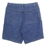 FLAGSHIP Mens Shorts Blue Denim Casual L W36 Cotton Blend Classic Fit