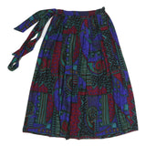 TUMBLEWEEDS Womens Black & Red Abstract Print Midi Cotton Blend Swing Skirt M