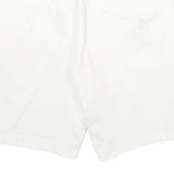 TOMMY HILFIGER Mens White Casual Shorts M W32 Cotton Blend Classic Fit