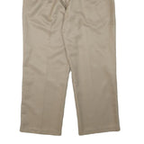 DOCKERS Mens Cotton Blend Beige Relaxed Straight Trousers W34 L28 Casual Work