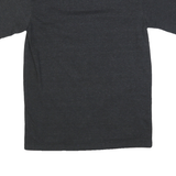 CRAZY APPAREL Mens Black Alaska Graphic T-Shirt S Short Sleeve Crew Neck Cotton
