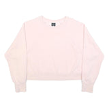 NIKE Womens Pink 2XL Crew Neck Sweatshirt Cotton Blend Pullover Casual Wear