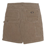 DICKIES Mens Shorts Brown Casual Cotton L W38 Workwear Carpenter Utility