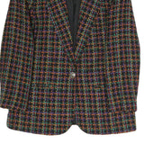 FUNDAMENTAL THINGS Womens Multi Colour Checked Jacket UK 8 Polyester Blend