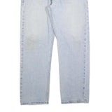 LEVI'S 505 Mens Jeans Blue Regular Straight Denim Light W34 L30 Classic Zip