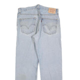 LEVI'S 505 Mens Jeans Blue Regular Straight Denim Light W34 L30 Classic Zip