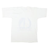 BEACH CLUB Mens White St. Thomas Sailboat Graphic T-Shirt L Short Sleeve Crew