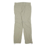 COLUMBIA Womens Polyester Blend Beige Regular Fit Straight Trousers W32 L32
