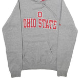 OLD VARSITY BRAND Mens Grey & Red Ohio State Pullover Hoodie XS Cotton Blend