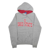 OLD VARSITY BRAND Mens Grey & Red Ohio State Pullover Hoodie XS Cotton Blend