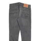 LEVI'S 502 HI-BALL Mens Slim Jeans Grey Denim W33 L30 Cotton Blend Zip