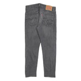 LEVI'S 502 HI-BALL Mens Slim Jeans Grey Denim W33 L30 Cotton Blend Zip