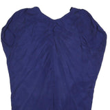 ALL SAINTS Womens Blue Rayon Day Dress Sleeveless V-Neck UK 10 Elegant Soft