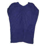 ALL SAINTS Womens Blue Rayon Day Dress Sleeveless V-Neck UK 10 Elegant Soft