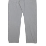 LEVI'S Mens Cotton Blend Grey Slim Tapered Trousers W31 L26 Casual Zip Closure