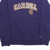 CHAMPION Mens Purple Carroll 1/4 Zip Sweatshirt L Cotton Blend Pullover