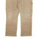 DICKIES Mens Regular Fit Jeans Beige Cotton Blend W40 L30 Workwear Utility