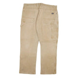 DICKIES Mens Regular Fit Jeans Beige Cotton Blend W40 L30 Workwear Utility