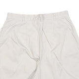 KIM RODGERS Womens White Casual Cotton Blend Shorts S W28 Comfortable Summer