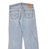 LEVI'S Womens 529 Regular Straight Denim Light Blue W31 L30 Classic Fit Zip Fly