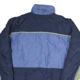 COLUMBIA Mens Blue & Green Outdoor Jacket XL Polyester Colourblock Zip