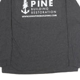 CARHARTT Mens Grey King Pine Building Restoration Graphic Long Sleeve Crew Neck