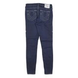 TRUE RELIGION Womens Slim Blue Denim Slim Jeans W28 L28 Stylish Casual
