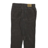 CALVIN KLEIN JEANS Womens Cotton Blend Black Slim Slim Straight Trousers W28 L26