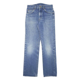 LEE Womens Regular Fit Blue Denim Jeans W27 L29 Classic Cotton Blend Zip