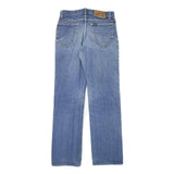 LEE Womens Regular Fit Blue Denim Jeans W27 L29 Classic Cotton Blend Zip