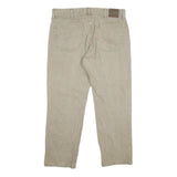 LEE Mens Jeans Beige Regular Straight Denim Cotton W36 L29 Classic Zip Pockets