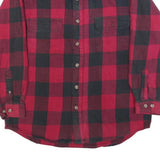 FIELD & STREAM Mens Red & Black Check Cotton Blend Shirt M Classic Lumberjack