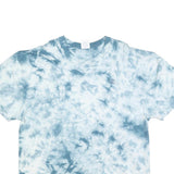 CHAMPION Mens Blue Tie Dye T-Shirt XL Short Sleeve Crew Neck Casual Cotton