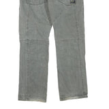INDUSTRIE Mens Jeans Grey Regular Straight Denim Medium W38 L33 Workwear