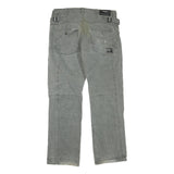 INDUSTRIE Mens Jeans Grey Regular Straight Denim Medium W38 L33 Workwear