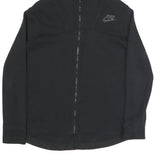 NIKE Womens Black Hoodie Zip Up M Lightweight Casual Sports Sweatshirt